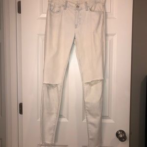 J Brand Indigo-Wash Raw Hem Skinny Jeans Size 27